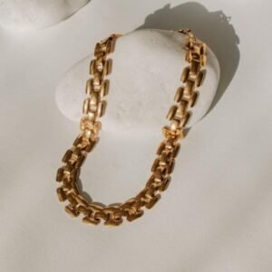 Brick chain bracelet